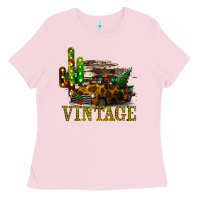 Bubblegum Pink Rusty Grunge Car Vintage Ladies Tee - Bettercallsaul