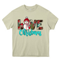Mossy love christmas snowman Heavy Core Tee - JahusDesignShop