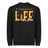 Black name tribute to first responder dispatchers Heavyweight Sweatshirt - CowhideDigitalArt