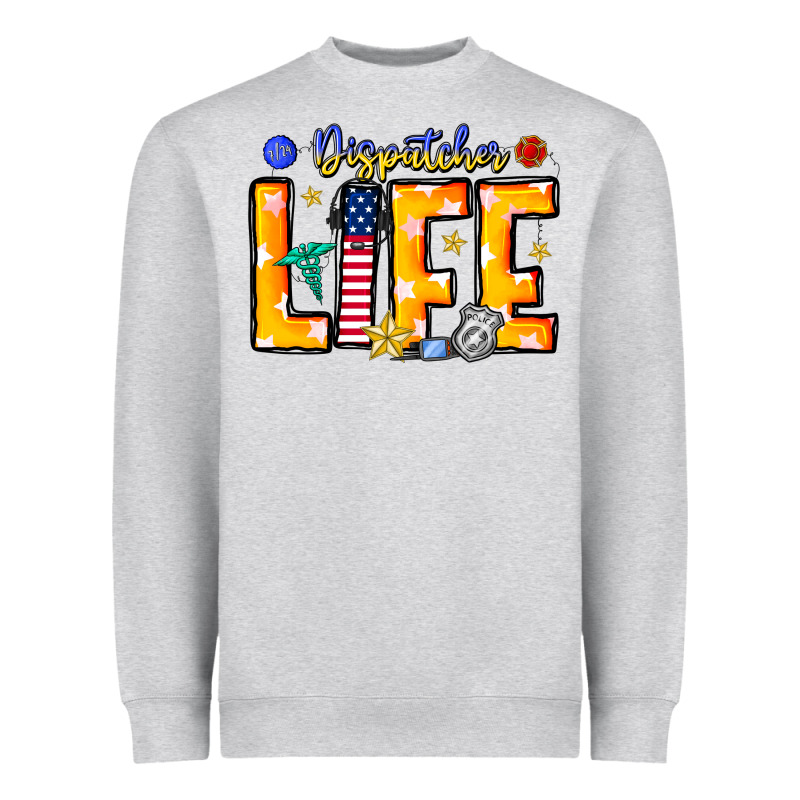 Name Tribute To First Responder Dispatchers Heavyweight Sweatshirt by CowhideDigitalArt | Teevron