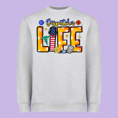 Name Tribute To First Responder Dispatchers Heavyweight Sweatshirt Designed By Cowhidedigitalart