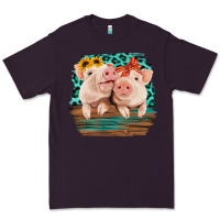 Plum Cute Couple Pigs Premium Tee - Bettercallsaul