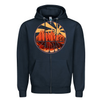 Retro Vintage Sedona Arizona Hiking Sunset Dawn Gift Zipper Hoodie | Teevron