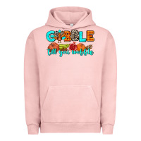 Pigment Salmon gobble till you wobble Urban Hoodie - AdoDesignShop
