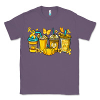 Lavender Childhood Cancer coffee cups yellow ribbon Classic Tee - NancyCooperArtShop
