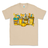 Mushroom Childhood Cancer coffee cups yellow ribbon Classic Tee - NancyCooperArtShop