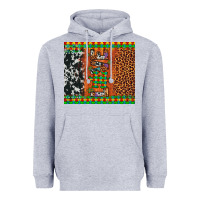 Heather Grey love autism awareness leopard cowhide Heavyweight Hoodie - Artiststas