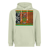 Matcha love autism awareness leopard cowhide Heavyweight Hoodie - Artiststas