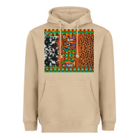 Mushroom love autism awareness leopard cowhide Heavyweight Hoodie - Artiststas