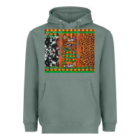 Sage love autism awareness leopard cowhide Heavyweight Hoodie - Artiststas