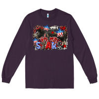 Plum Oh my stars pig Long Sleeve Tee - CowGirlArtShop