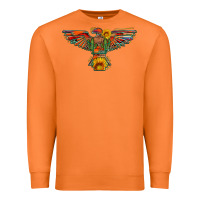 Carrot thunderbird  wild soul with sunflower serape aztec Premium Sweatshirt - Artiststas