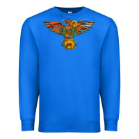 True Royal thunderbird  wild soul with sunflower serape aztec Premium Sweatshirt - Artiststas