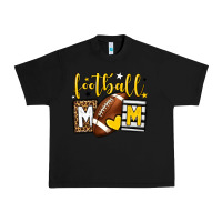 Black Football mom yellow team color Urban Heavy Tee - HowdyJamesFarm