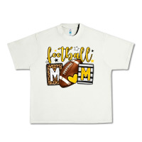 Pistachio Football mom yellow team color Urban Heavy Tee - HowdyJamesFarm