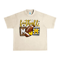 Sandshell Football mom yellow team color Urban Heavy Tee - HowdyJamesFarm