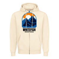 Sandshell Whitefish MT Zipper Hoodie - minhPixels