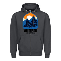 Smoke Whitefish MT Zipper Hoodie - minhPixels