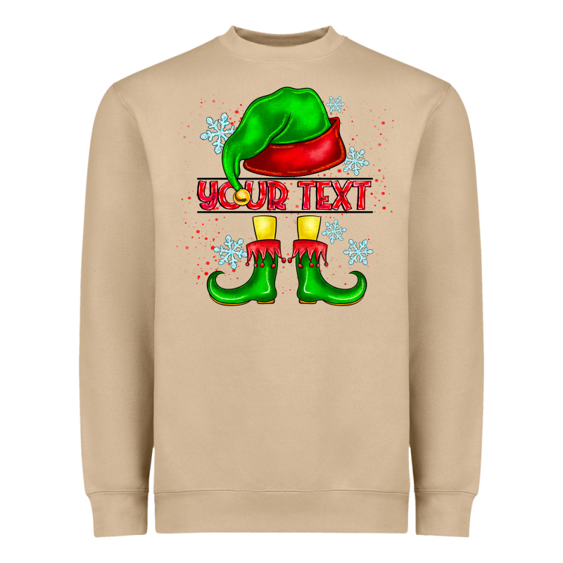 Elf Your Text Heavyweight Sweatshirt by CowhideDigitalArt | Teevron