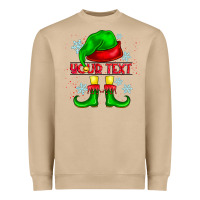 Mushroom Elf Your Text Heavyweight Sweatshirt - CowhideDigitalArt