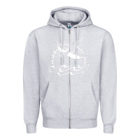 Heather Grey Captain Jack Sparrow Tattoo WHITE Zipper Hoodie - minhPixels