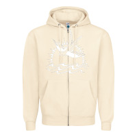 Sandshell Captain Jack Sparrow Tattoo WHITE Zipper Hoodie - minhPixels