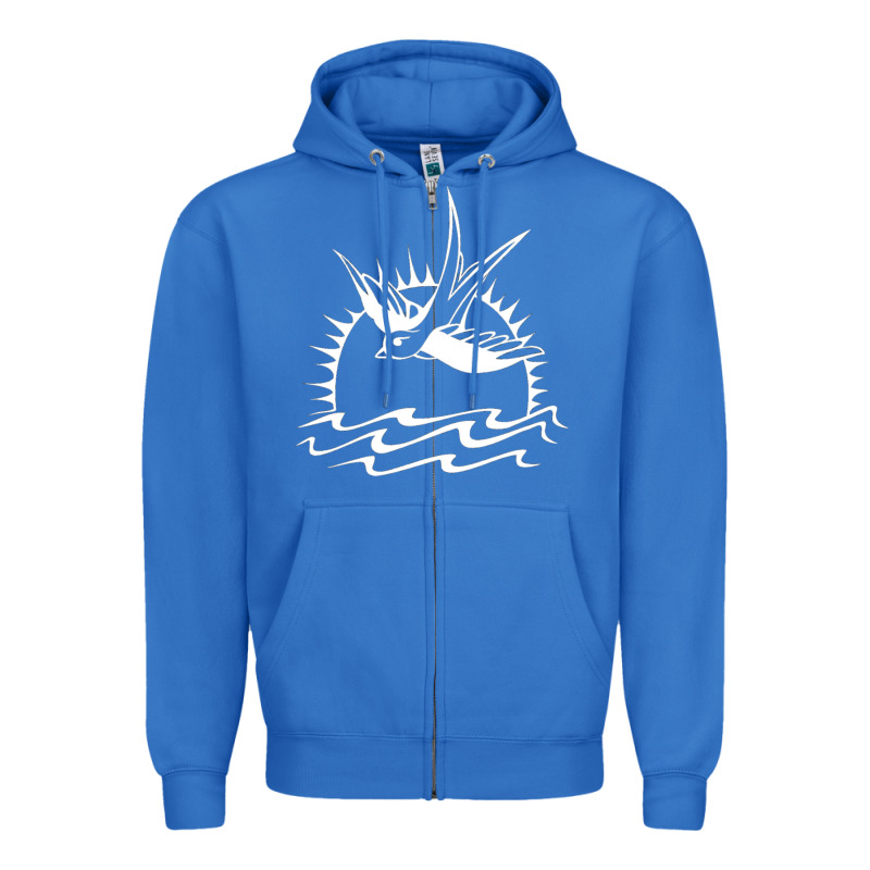 Captain Jack Sparrow Tattoo White Zipper Hoodie by minhPixels | Teevron