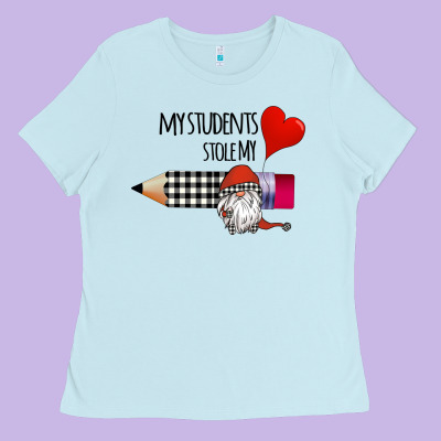 My Students Stole My Heart Ladies Tee Designed By Bettercallsaul