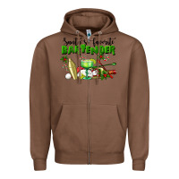 Chestnut Santa's Favorite Bartender Zipper Hoodie - LillyAllenDesigns