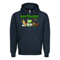 Navy Santa's Favorite Bartender Zipper Hoodie - LillyAllenDesigns