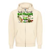 Sandshell Santa's Favorite Bartender Zipper Hoodie - LillyAllenDesigns