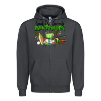 Smoke Santa's Favorite Bartender Zipper Hoodie - LillyAllenDesigns