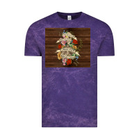 Cloud Purple kinda emotional with skeleton Vintage Tee - TumblerDesignByShophia