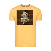 Vintage Mustard kinda emotional with skeleton Vintage Tee - TumblerDesignByShophia