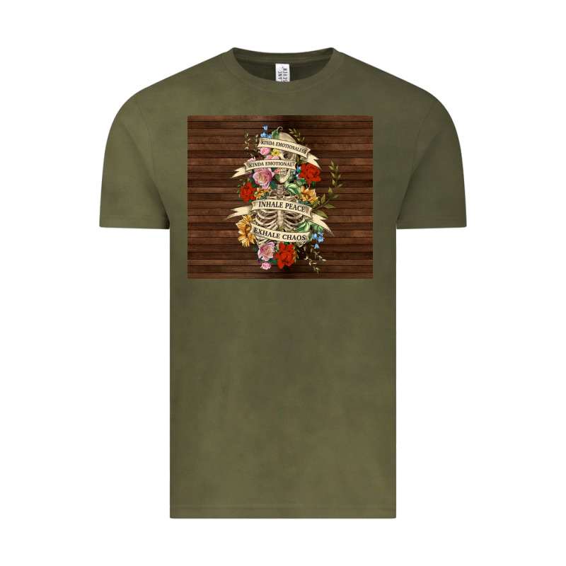 Kinda Emotional With Skeleton Vintage Tee by TumblerDesignByShophia | Teevron