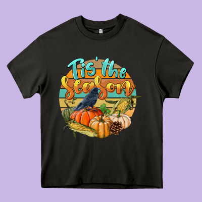 Tis' The Season Heavy Core Tee Designed By Lillyallendesigns