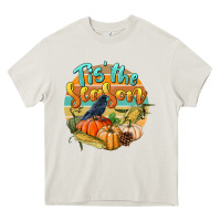 Cream tis' the season Heavy Core Tee - LillyAllenDesigns
