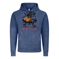 Vintage Denim witchy mama messy bun Vintage Hoodie - CowGirlArtShop