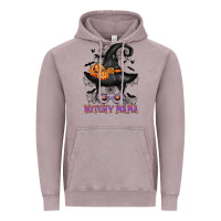 Vintage Zinc witchy mama messy bun Vintage Hoodie - CowGirlArtShop