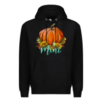 Black pumpkin mini Premium Hoodie - BundleAndBundleShop