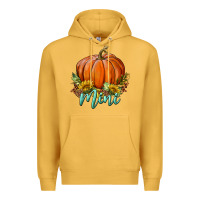 Mustard pumpkin mini Premium Hoodie - BundleAndBundleShop