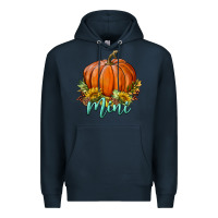 Navy pumpkin mini Premium Hoodie - BundleAndBundleShop