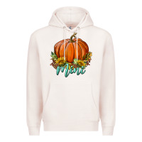 Pale Pink pumpkin mini Premium Hoodie - BundleAndBundleShop