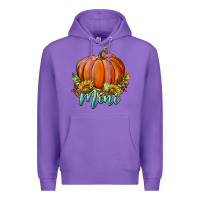 Purple pumpkin mini Premium Hoodie - BundleAndBundleShop