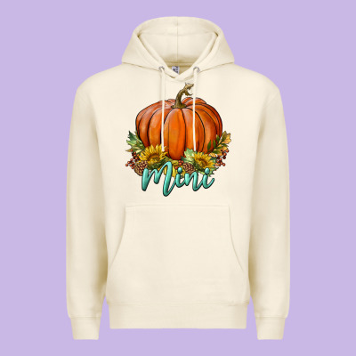Pumpkin Mini Premium Hoodie Designed By Bundleandbundleshop