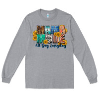 Heather Grey Mama mode all day everyday  Mother's Day Long Sleeve Tee - CowGirlArtShop
