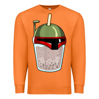 Carrot bubble fett boba tea funny sci fi pun pearl milk tea gift t shirt Premium Sweatshirt - minhPixels