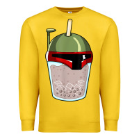 Lemon bubble fett boba tea funny sci fi pun pearl milk tea gift t shirt Premium Sweatshirt - minhPixels