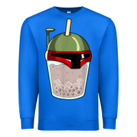 True Royal bubble fett boba tea funny sci fi pun pearl milk tea gift t shirt Premium Sweatshirt - minhPixels