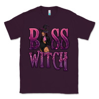 Plum Boss Witch Classic Tee - texasbilliewilder